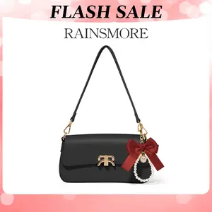 RAINSMORE Baguette Bag - Tas Wanita Fashion Model Terbaru Tas Bahu Tas Underarm Tas Tangan