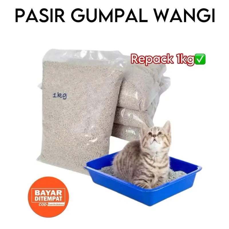 Pasir Gumpal Wangi 1Kg Pasir Wangi Gumpal Pasir Kucing Gumpal Pasir Wangi Kucing Pasir Anjing Pasir Ocean Pasir Markotop Pasir Gumpal Wangi 25L Cat Litter Pasir Gumpal Wangi Bentonite Serokan Pasir Kucing