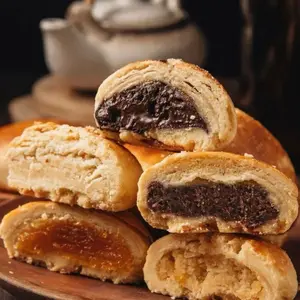 Pia Fuji Garing Cokelat Camilan keluarga