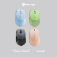 Gambar REXUS QB300 Silent Click Wireless - Office Mouse Wireless - Black dari Techno Computer Bali Kota Denpasar 2 Tokopedia