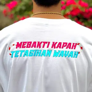 T-SHIRT/BAJU JWC V6 MEBAKTI KAPAH TETAGIHAN WAYAH . Kaos Distro Pria Oblong Katun