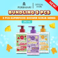 Gambar [3pcs] Purbasari Superfood Shower Scrub Series / Sabun Mandi - 3 ALL VAR SHOWER SCRUB dari Purbasari Indonesia Kota Administrasi Jakarta Selatan 1 Tokopedia