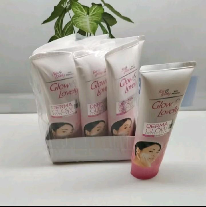 6 Pcs - Facial Foam Fair&Lovely Derma Glow 50gr Originall //  Pembersih Wajah 2