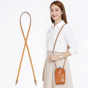 Tali Tas Clutch Pengait SILVER Selempang Sintetis Bag Strap Lebar 1 cm