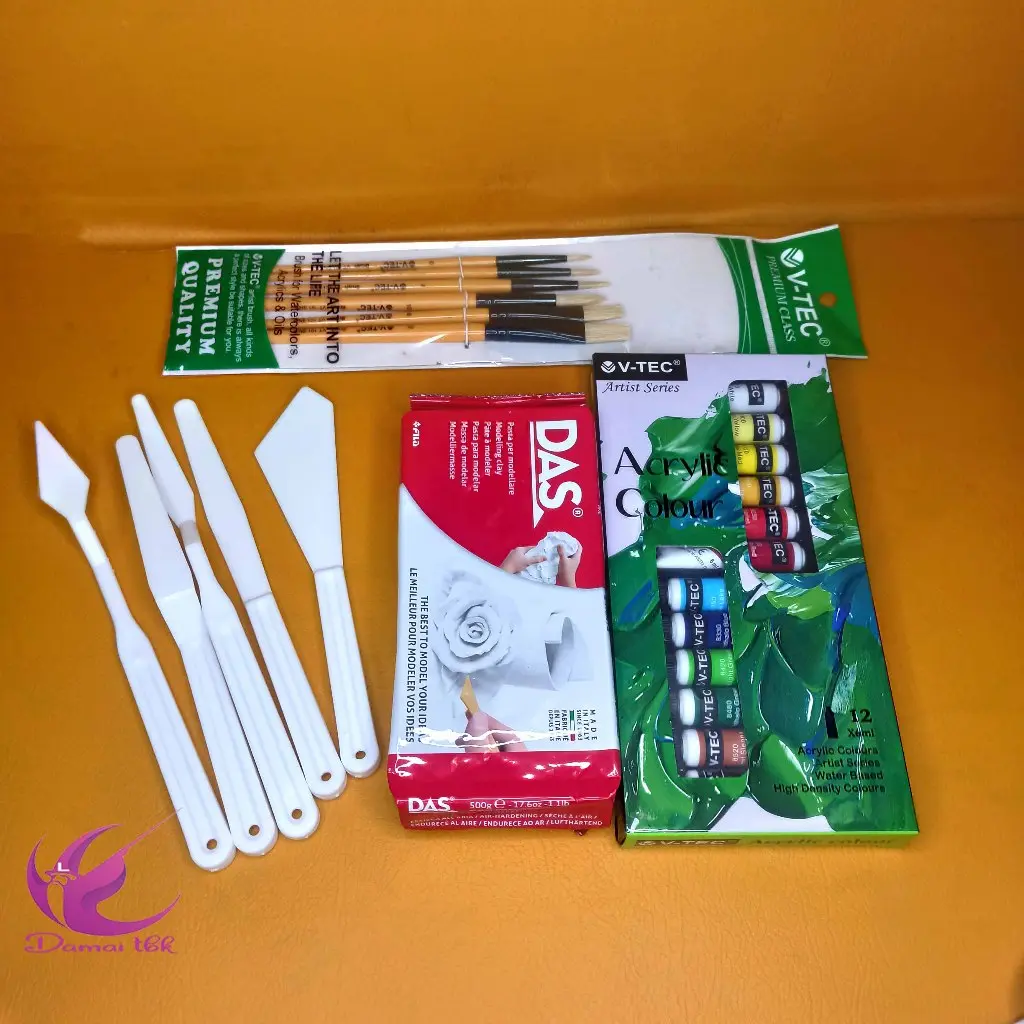 Paket DAS Clay Air Dry Modelling Set Cat Acrylic