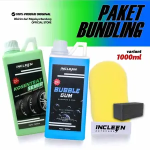 Terlaris No.1 KOSENTRAT SEMIR X SHAMPOO BUBBLEGUM 1 Liter Semir Ban Semir Jok Semir Dashboard Semir Doortrim Semir Body Doff Kendaraan Mobil Motor by INCLEEN AutoCare