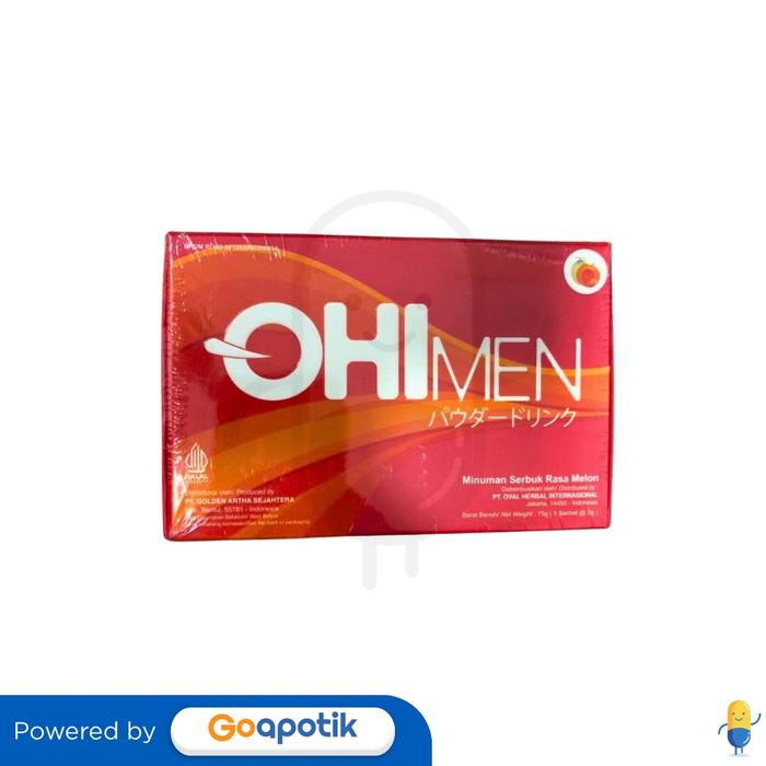 Gambar OHIMEN MINUMAN SERBUK RASA MELON 3 GRAM BOX 5 SACHET dari Apotek Taat Farma by GoApotik Kota Administrasi Jakarta Utara Tokopedia