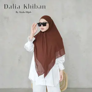 Alsha - Khimar Jilbab Khiban French Square Bandana Ceruty Daily Wear