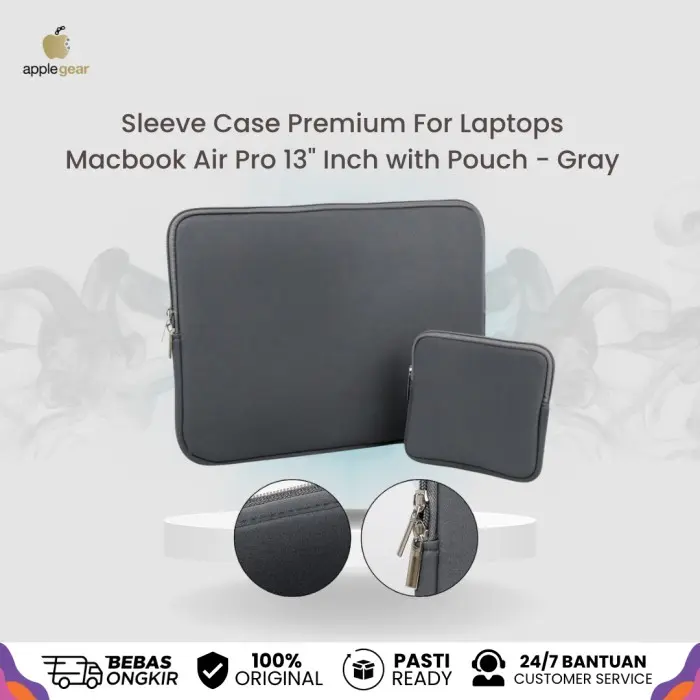 Sleeve Case Softcase + Pouch For Laptop Macbook Air Pro 13" Inch 0