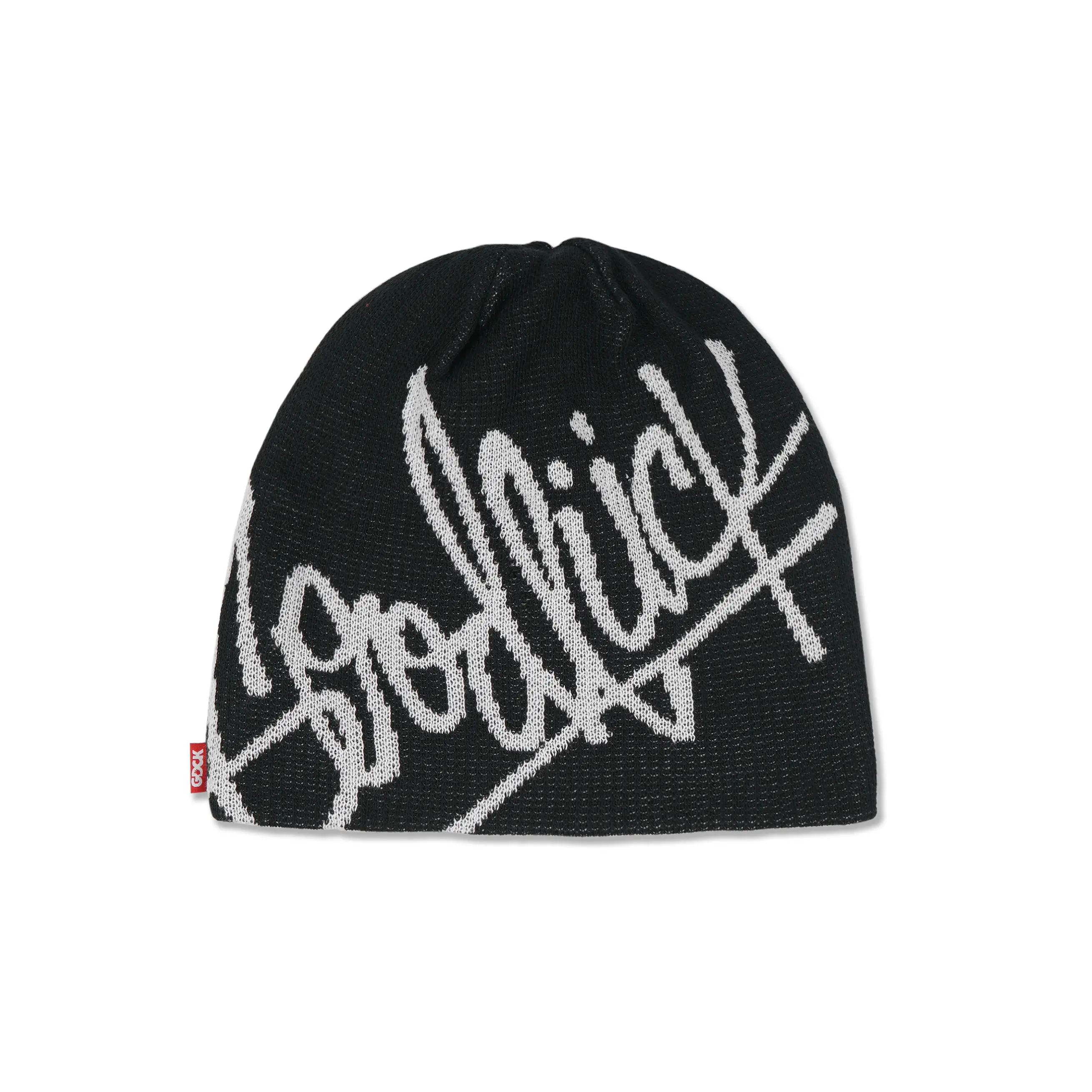 GDCK Beanies Black SHAWN / Beanie Hat Knit / Topi Kupluk Rajut Katun Hitam