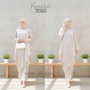 Layali - Raudah Setelan Silk Outfit Kondangan Modis Nyaman