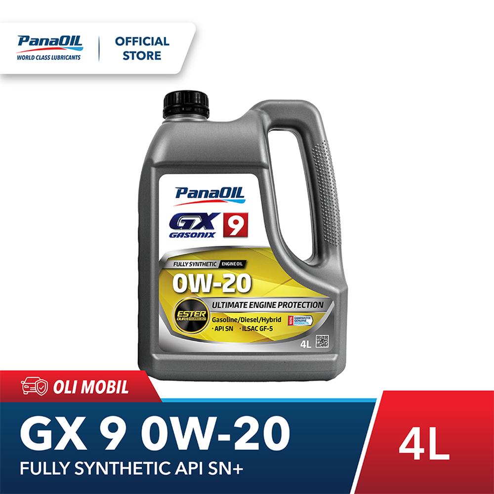 Oli Mobil Panaoil GASONIX GX9 0W-20 Ester Fully Synthetic ILSAC GF-5 4L