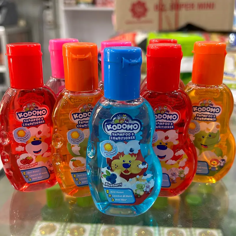 Isi 5pcs Kodomo Shampoo Conditioner Gel Kids Botol Kemasan 45ml Default
