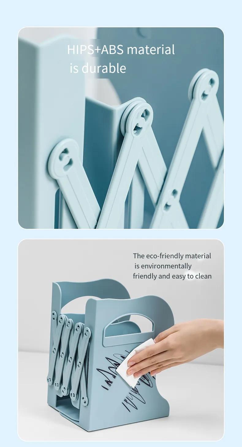 Product Introduction of Book Bookshelf Holder Set With Shelves Retractable Office Support Organizer Accessories Desk Stand Pen Bookends For Adjustable 22