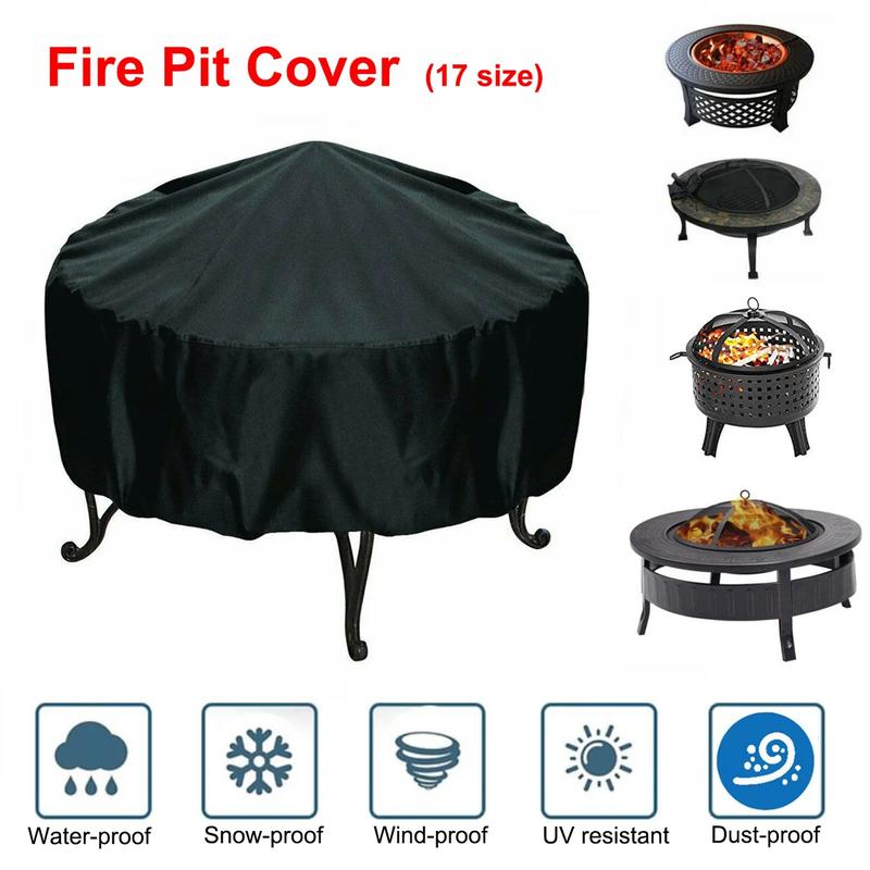 【fashion】 Black Waterproof BBQ Cover BBQ Accessories Grill Cover Anti Dust Rain Gas Charcoal Electric Barbeque Grill Barbecue Supplies