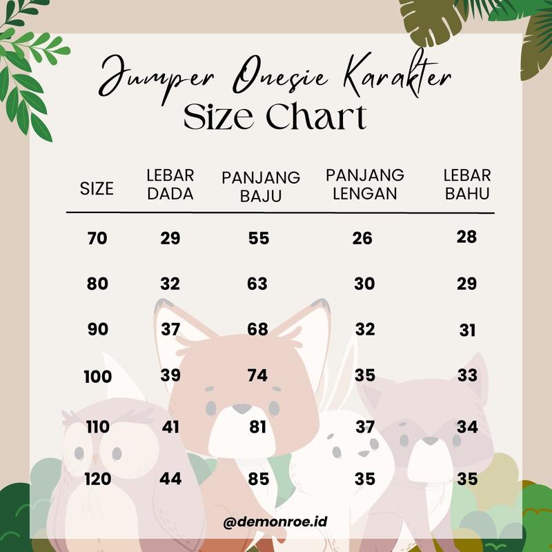 Product Introduction of Size 100 ( 18-24 Bulan ) GROSIR MURAH De Monroe Baju Bayi dan Anak Baju Tidur Kostum Bayi Binatang Jumper Animal Romper Onesie Cewek Cowok Harimau dll Kids 0