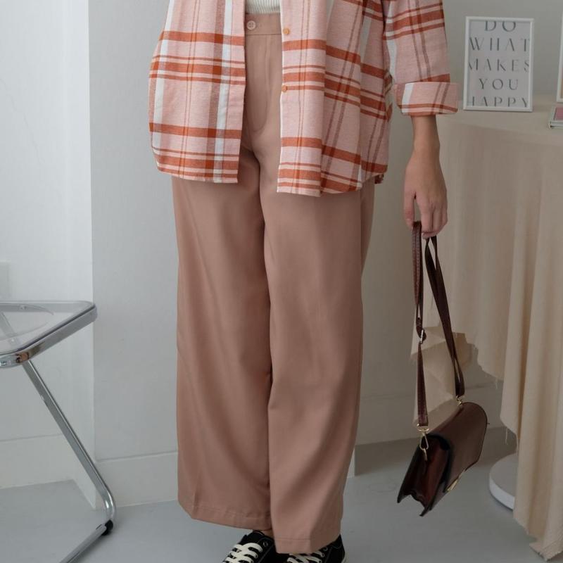 Flowy Pants | ATKEY Official - Celana Panjang Wanita Polyester 2