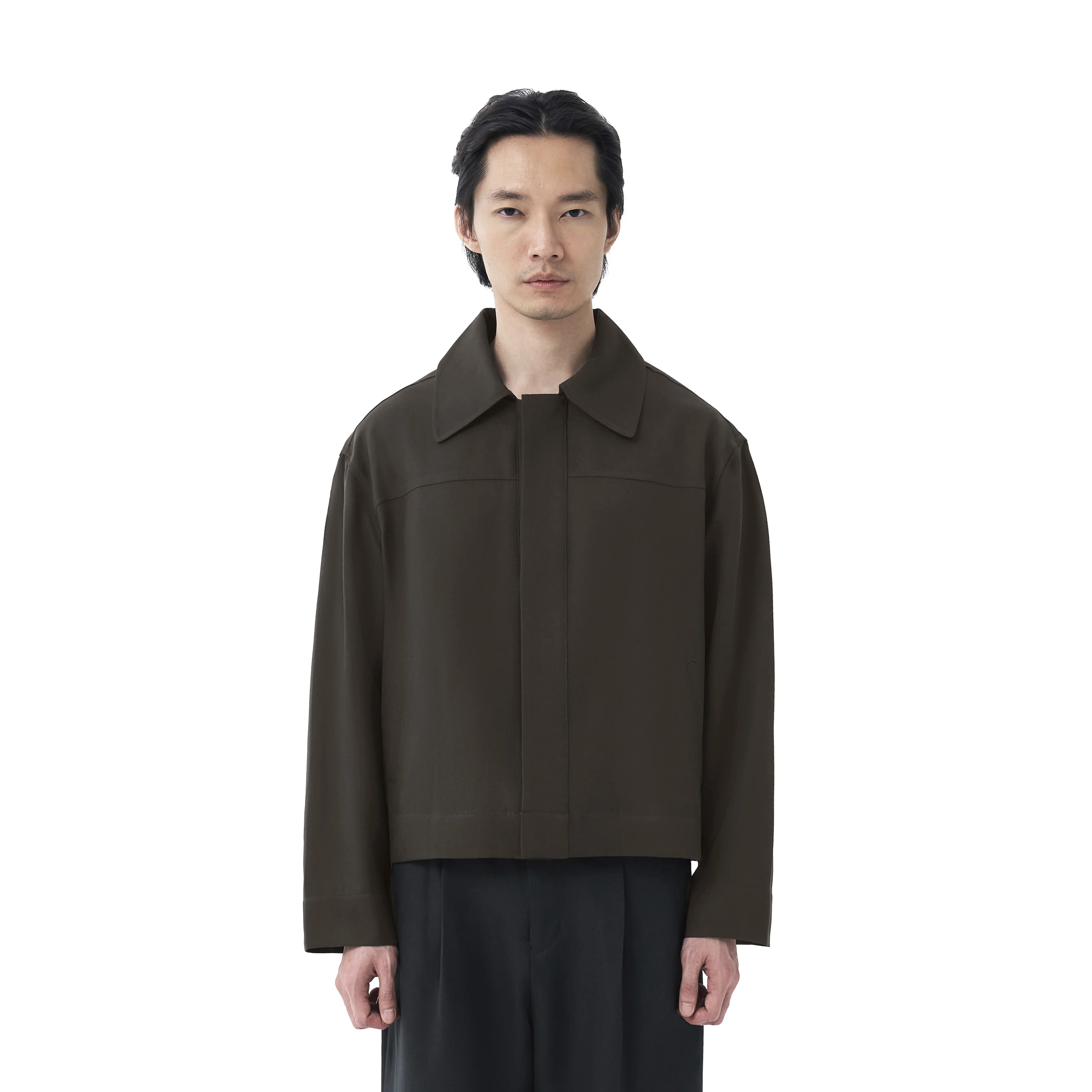 CELANASTUDIO Jaket Boxy Cropped Pria | Form Blouson Jacket