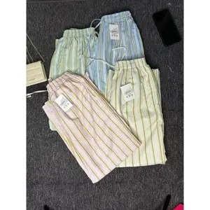 Celana Kulot Salur Higtwaist Salur Cantik