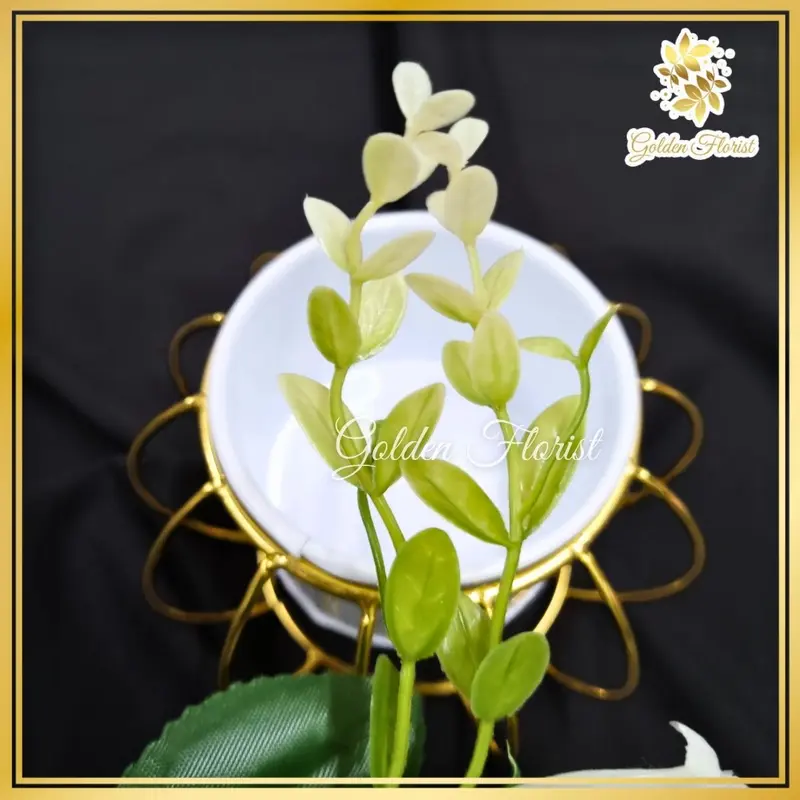 Bunga Mawar 1 Tangkai 5 Kuntum Termurah/Bunga Rose Tropis Artificial/Bunga Imitasi Mawar Palsu Dekorasi (NK-235) 7