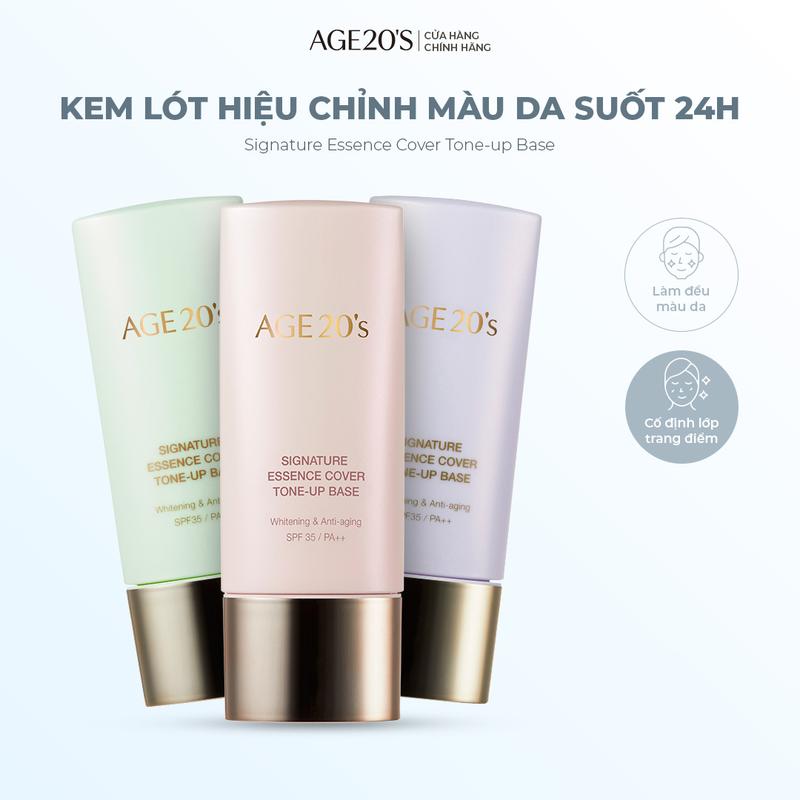 Kem Lót AGE20'S Tone-up Base SPF35 PA++ Nâng Tông Chống Nắng 3 Màu