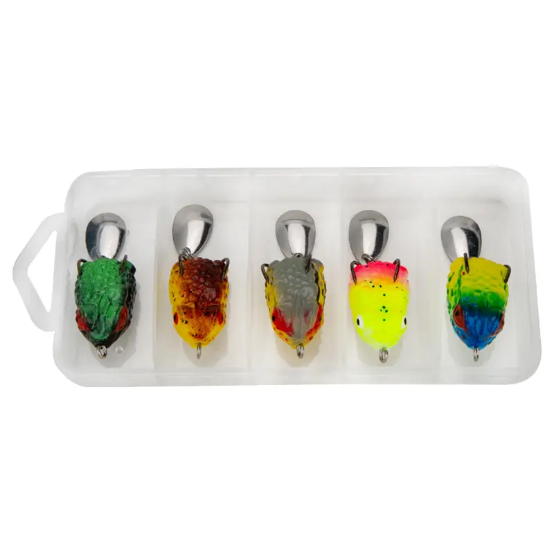 KASTKING Umpan Soft Lure 1 Set Box Umpan Pacning Paddle T Tail Kotak Minow Spoon Soft Frog Fake Bait Soft Bait Fishing Lure Umpan Pancing Umpan Lembut SET BOX 10 soft lure Free Bait Box 2 Curved Hooks (2pcsx1.8g 7cm) #Ikan Pancing 4