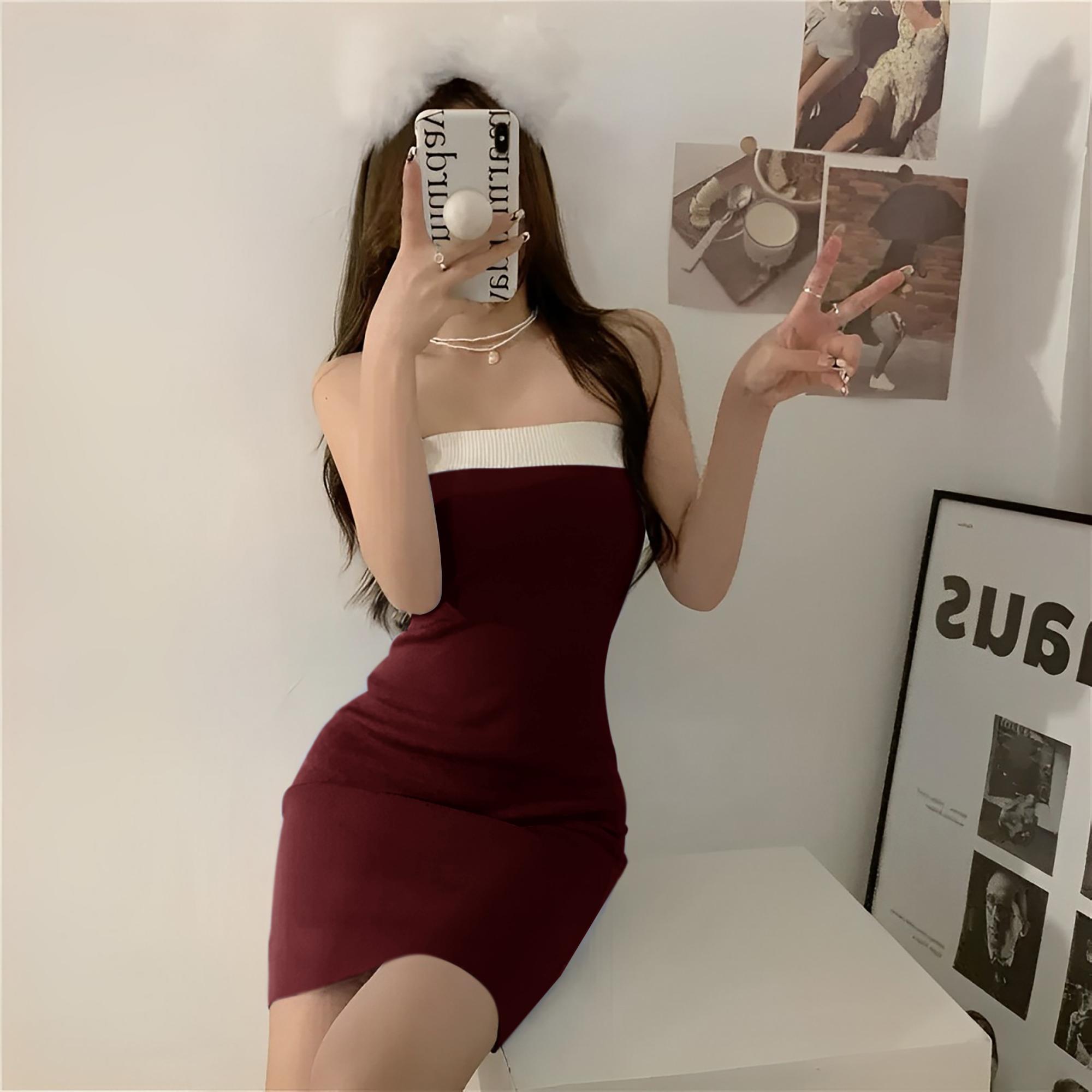 ZRS Dress Rajut Irenne Ld 90 - 100 cm P 100 cm B 215 gr Cotton Polyester #4801 ZRS Dress Rajut Irenne Ld 90 - 100 cm P 100 cm B 215 gr Cotton Polyester #4801