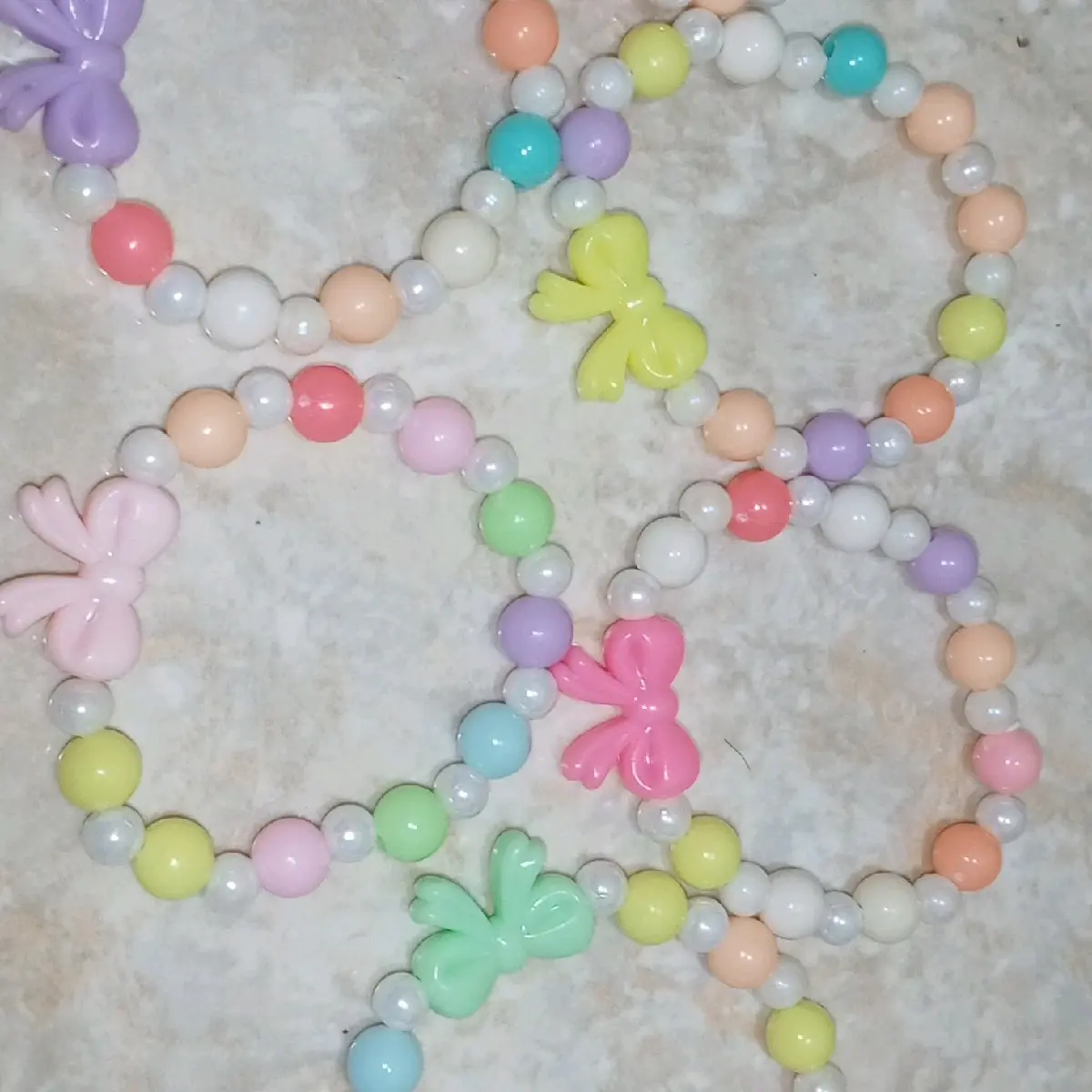 gelang Karet Anak perempuan motif Pita Lucu COD