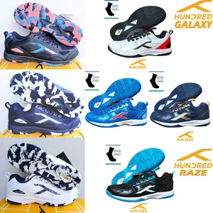 [New]Sepatu Hundred Bulutangkis  Galaxy Original Free Kaos kaki - Sepatu Badminton Hundred Galaxy New Original
