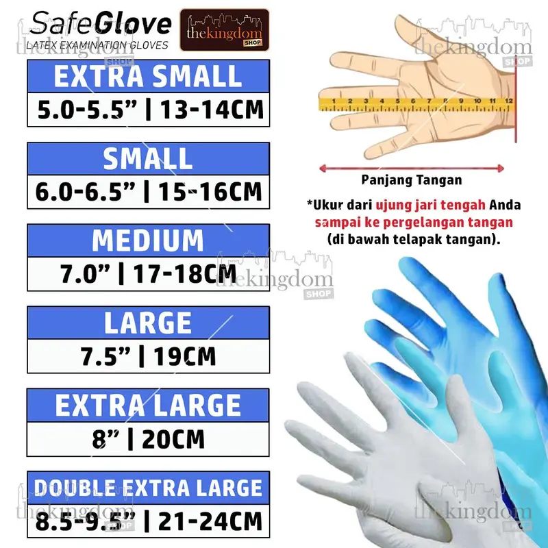 SafeGlove Nitrile Gloves PF Powder Free Black Lilac Oyster 100 Sarung Tangan 1