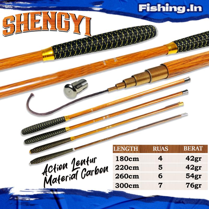 Joran Pancing Tegek Shengyi Microfishing Action Slow Lentur Zhengyi Lure joran pancing 1
