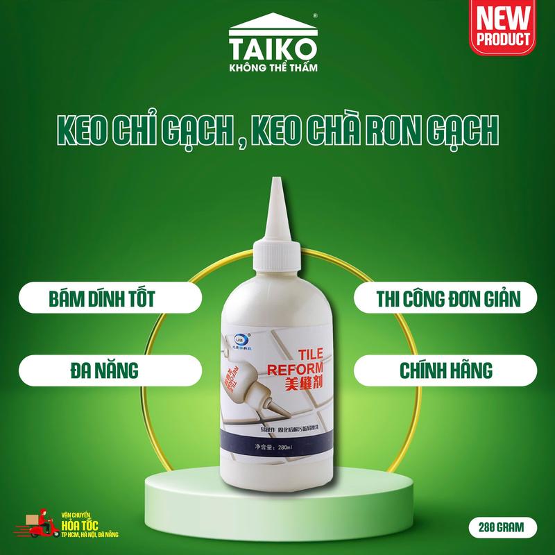 Lọ Sơn Kẻ Chỉ Gạch Công Nghệ HQ 280ml - Keo Chà Ron Sứ Đa Năng