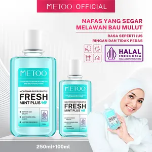 [BPOM] MeToo Mouthwash Fresh Mint / Obat Kumur Probiotik / Nafas segar / Pemutih gigi / obat kumur karang gigi / pembersih gigi / menghilangkan bau mulut / non-alkohol
