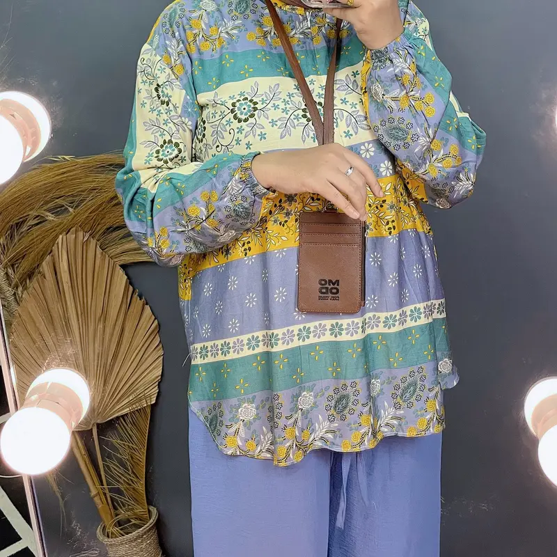One Set Wanita Setelan Wanita Motif Mix Crinkle 5