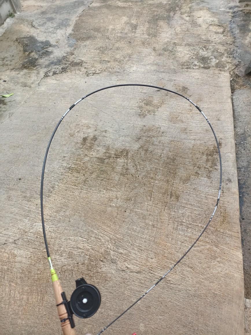joran pancing fiber lentur set komplit
