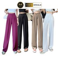 Gambar Missoofficial.id CPG1457 Celana Kulot Loose Fashion Panjang Model High Waist Longgar Lurus Kain Straight Pants Kantor Formal Hitam Casual Polyester Kaki - HITAM, M dari MISSOOFFICIAL.ID Kab. Tangerang 1 Tokopedia