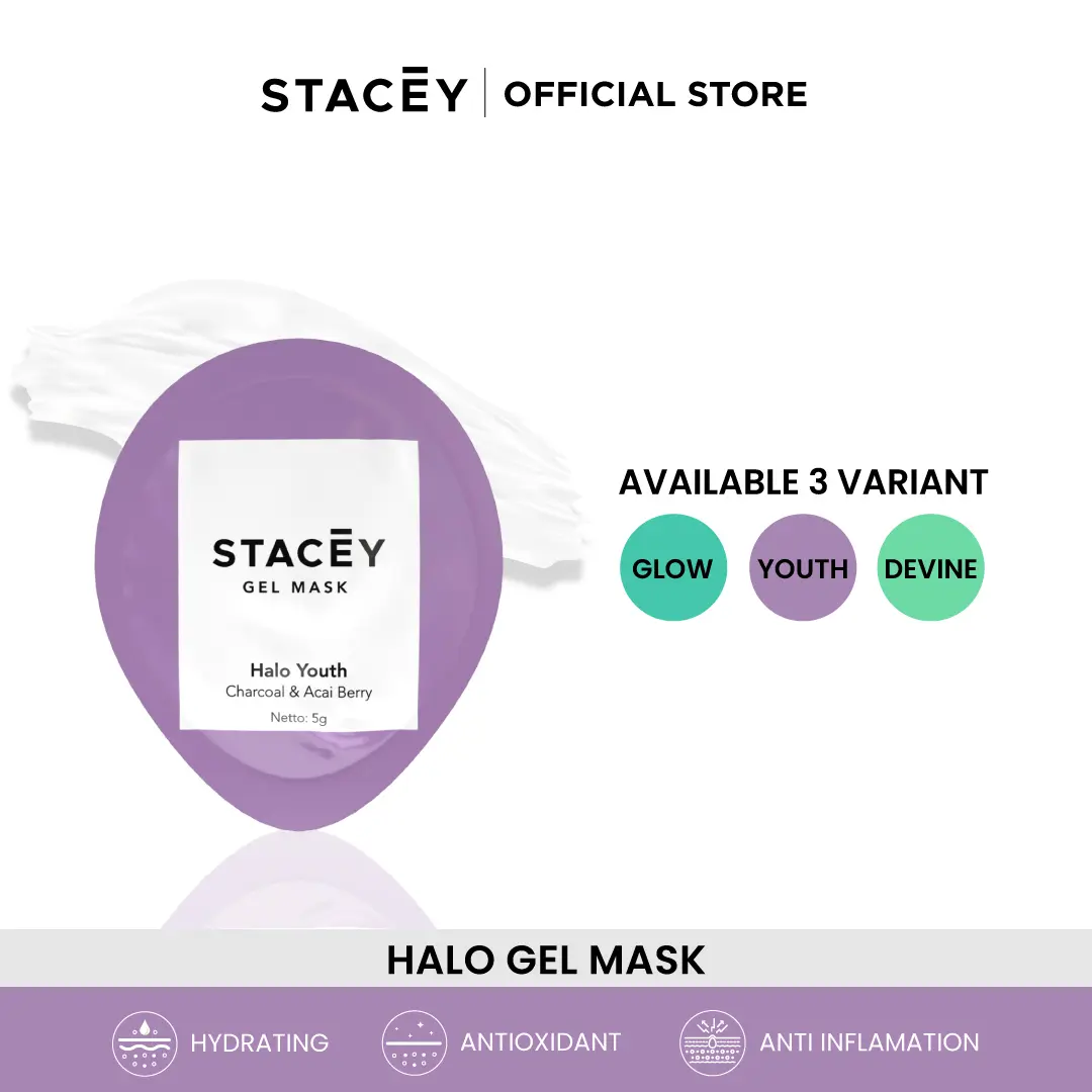 Stacey Halo Gel Mask - Jelly Mask Masker Wajah