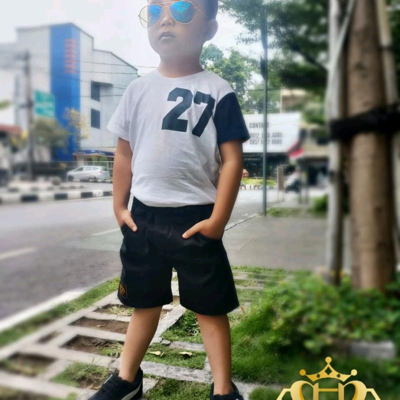 Celana chinos pendek anak laki-laki 2-6 tahun|bahan meral twill combet Stretch 4