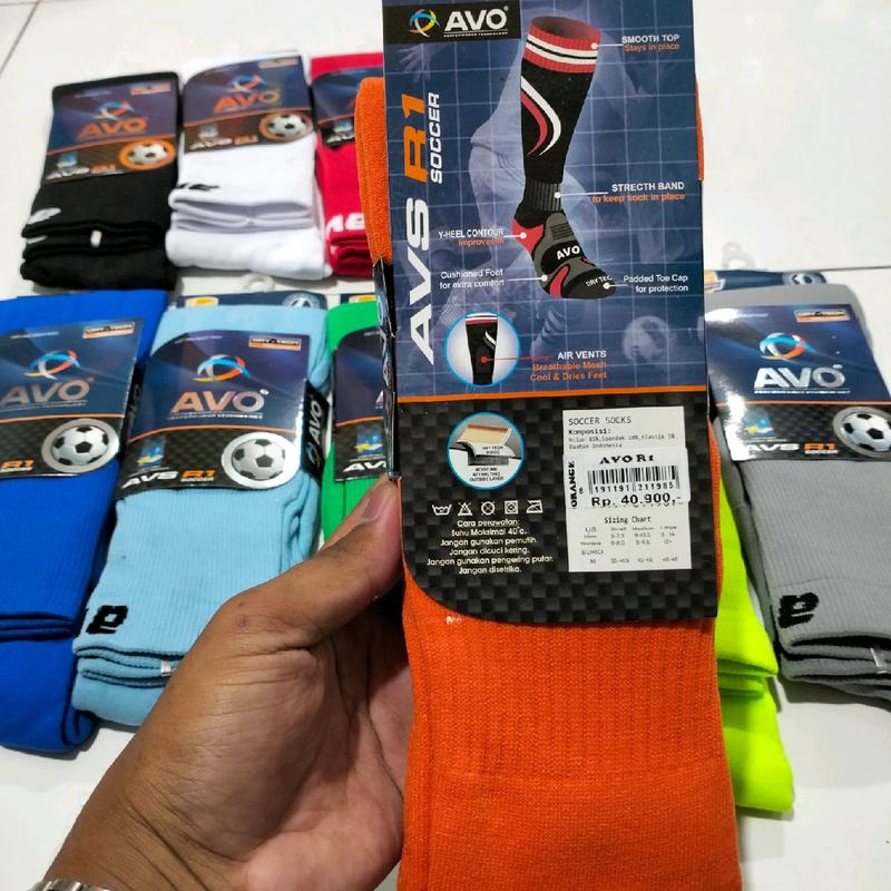 KAOS KAKI AVO SEPAK BOLA DAN FUTSAL TERSEDIA BERBAGAI PILIHAN WARNA Mulai dari Abu dll. 8