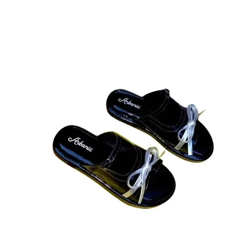 Sandal Wanita Wedges 1,5 Cm Hak Tinggi Korea Style Sandal Wanita 2025 Kekinian Sandal Kasual Wanita Model Terbaru Anti Slip Ringan Dan empuk 1