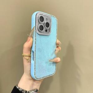 Phone Case, For iPhone 16, 15/14/13, Pro Max, Compatible with All Edges, Sparkling Diamond Inlaid, Fashion, Personality Style, Internet Celebrity Style, New Arrival, sc007 Protectors