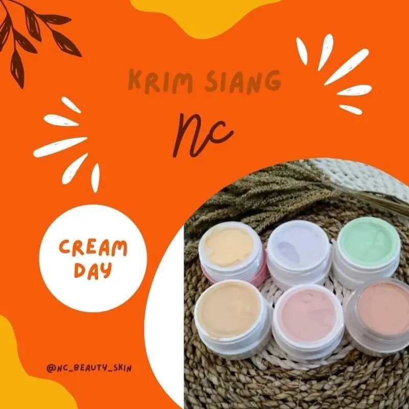 Krim Siang NC Beauty mengandung spf 30 untuk melindungi dari sinar matahari Mencerahkan