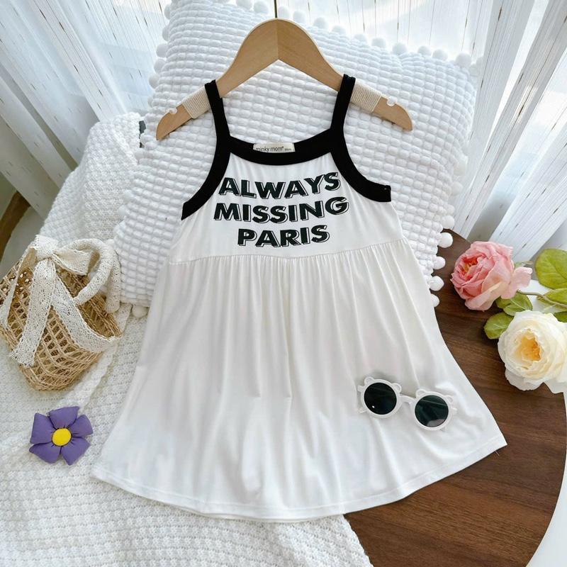 (Size 7-21kg) Váy Hai Dây Dáng Xoè Xinh Xắn Cho Bé Gái Thun Lạnh  Size Từ 7 đến 21 kí - HÀNG LOẠI 1 6