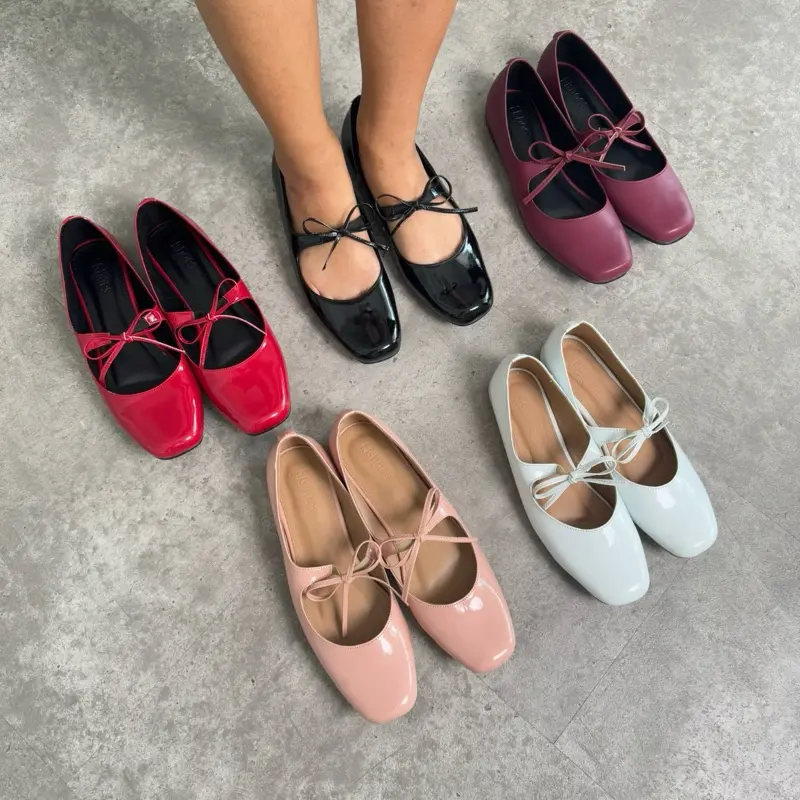eLshoez - Anna flatshoes sandal wanita teplek korea shoes pita tali silang cod