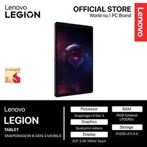LENOVO LEGION TABLET QUALCOMM SNAPDRAGON 8 GEN 3 12GB 256GB / 16GB 512GB 8.8"
