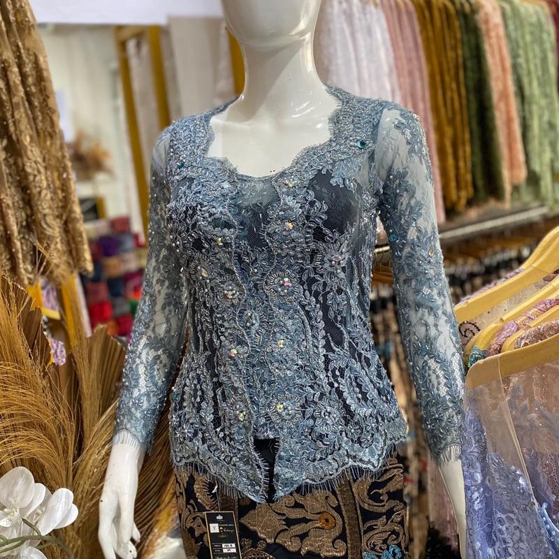 [PREMIUM] Kebaya Modifikasi Full Payet Motif Seluruh Badan| Kebaya Bali | Kebaya Pengantin | Kebaya Payet Wisuda Atasan 1