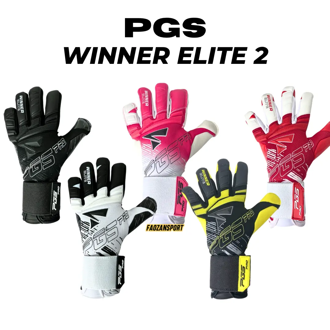 Sarung Tangan Kiper PGS PRO  WINNER ELITE V2 Glove Keeper Sepakbola Futsal Original