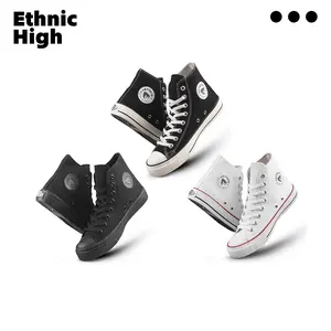 Sepatu Ventela Ethnic High Causal Shoes Canvas Karet / Sepatu Sekolah Black Kasual Ventela Official Casual Pria warrior Wool Rapi full Sneakers