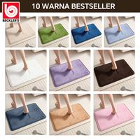 Gambar (Beckler's) Bathroom Mat Absorbent Keset Kamar Mandi Memory Foam Anti Licin Nyaman dan Elegan PREMIUM - RANDOM dari Beckler's·Karpet Kab. Tangerang 4 Tokopedia