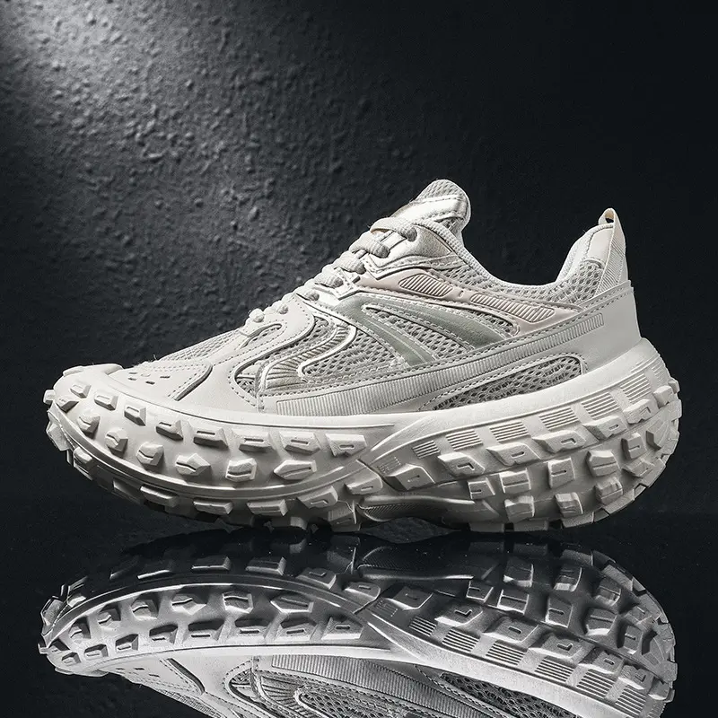 Tire sports shoes Thick soled elevated casual and comfortable sports shoes Durian Dad Shoes Women's walking shoes Couple shoes Trainers Runner 321sneakers mesh  shoes yz